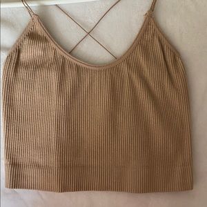 Sparkling cropped top